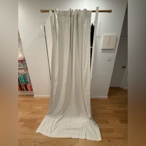 ❤️ white pottery barn blackout curtains 50” W x 93 “ L (2 panels)